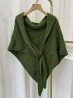 Knitted Cape w/ Buckle Detailing